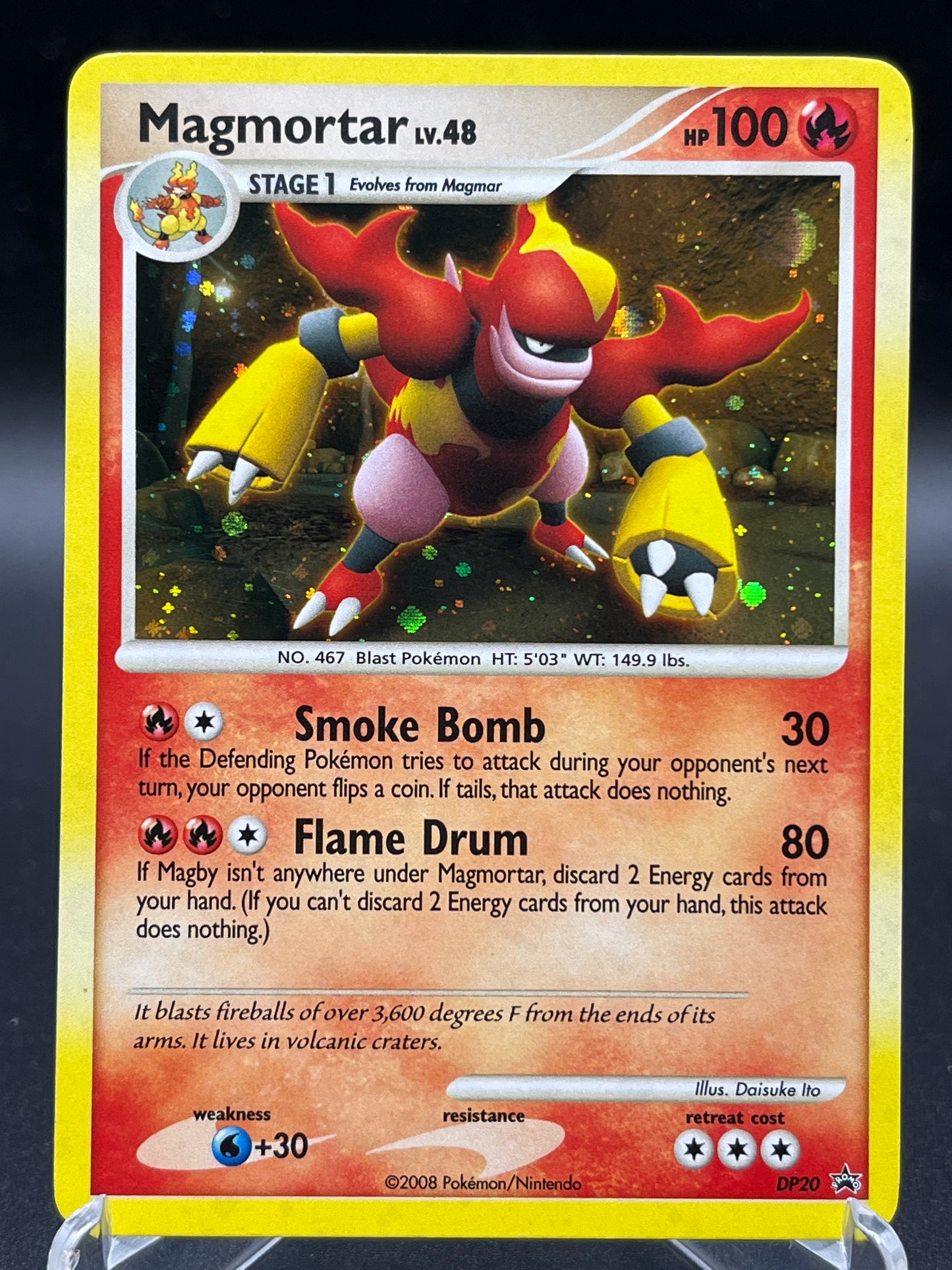 Pokémon TCG: 2008 Magmortar - DP20 - Diamond and Pearl Promos