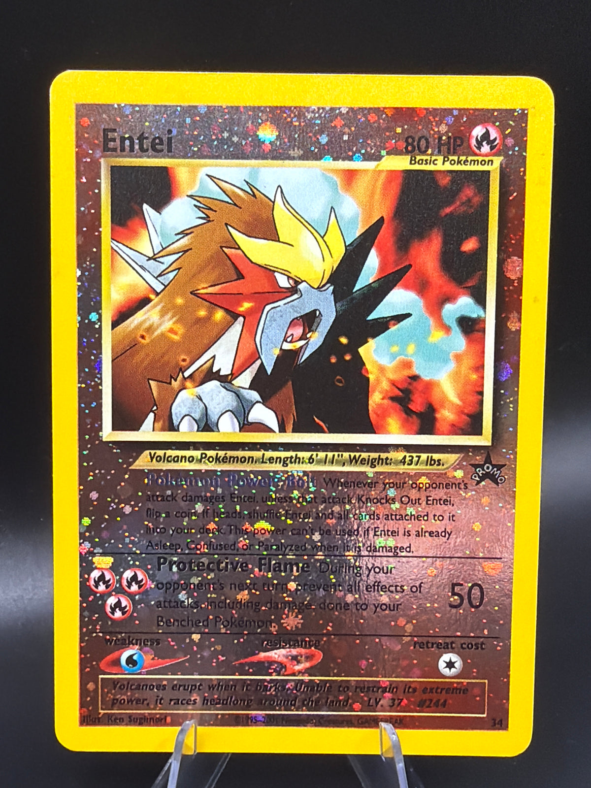 Pokémon TCG: 2001 Entei - #34 - WoTC Promo