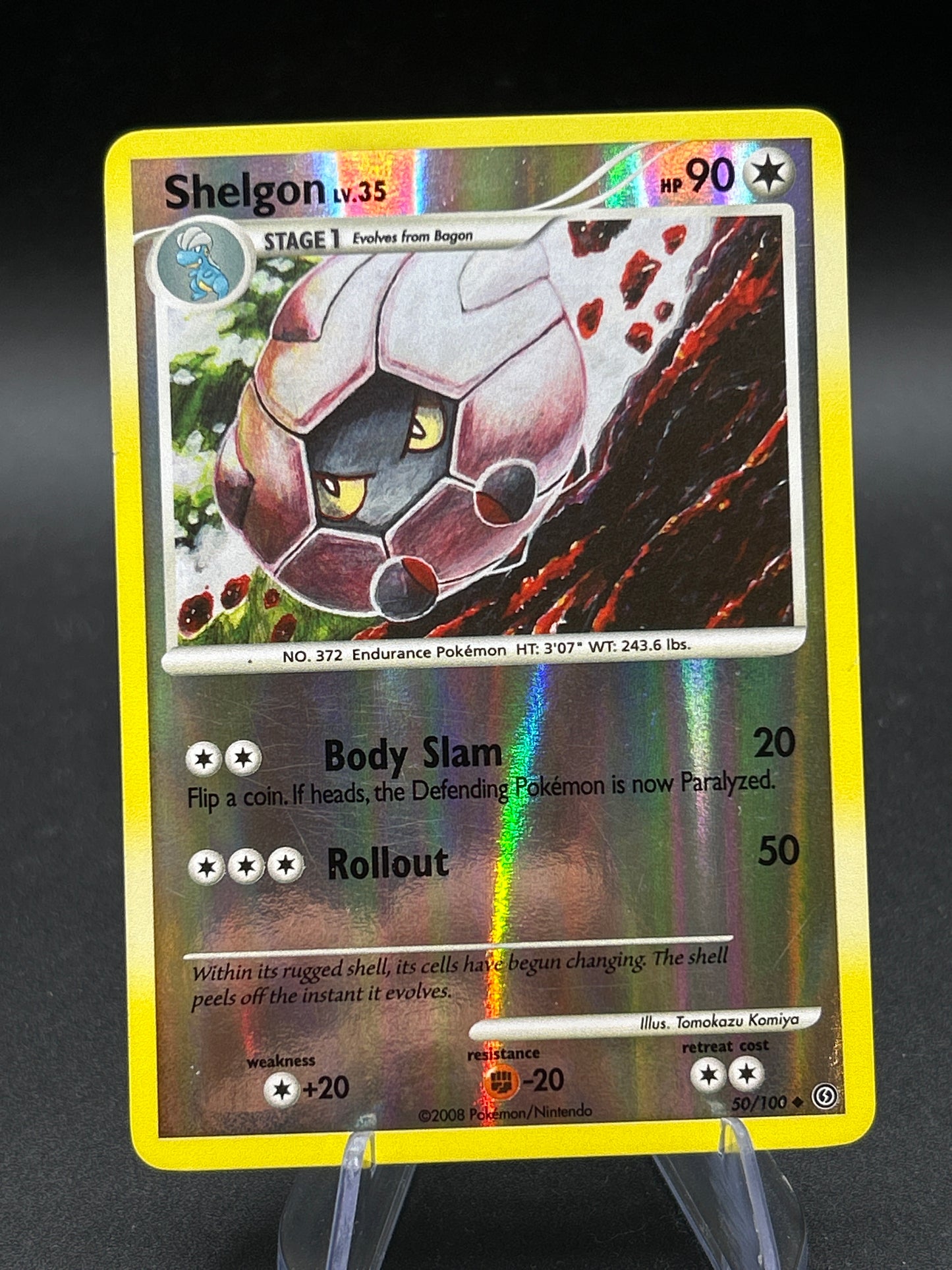 Pokémon TCG: 2008 Shelgon 50/100 - Stormfront Reverse Holo
