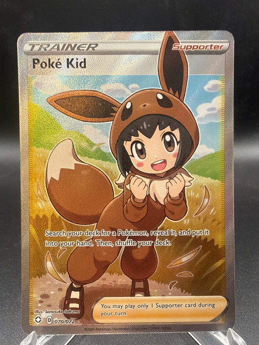Pokemon TCG 2021 Poke Kid (Full Art) - 070/072 - Shining Fates