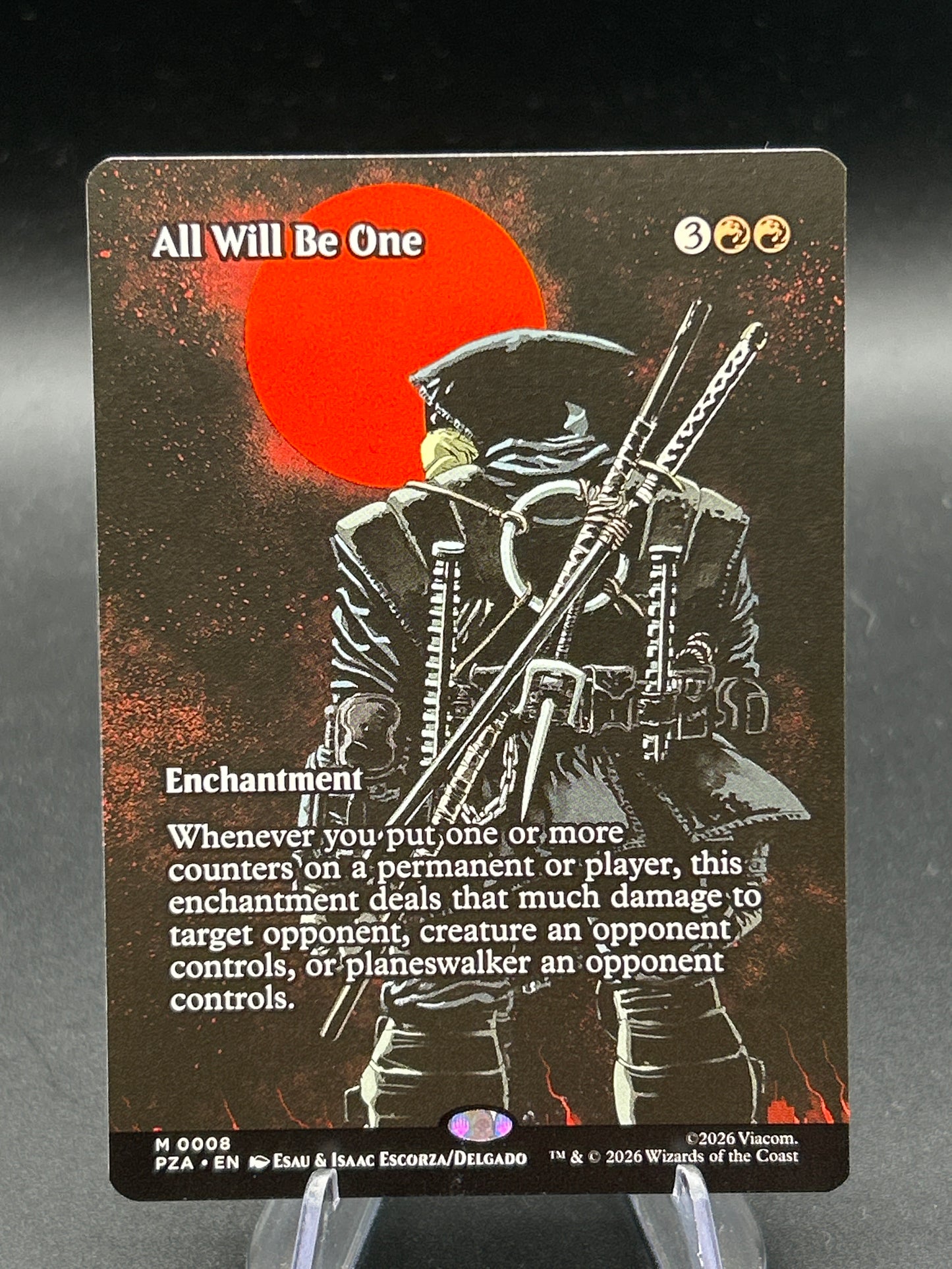 MTG TCG: All Will Be One (Borderless) M 008 - Teenage Mutant Ninja Turtles Source Material