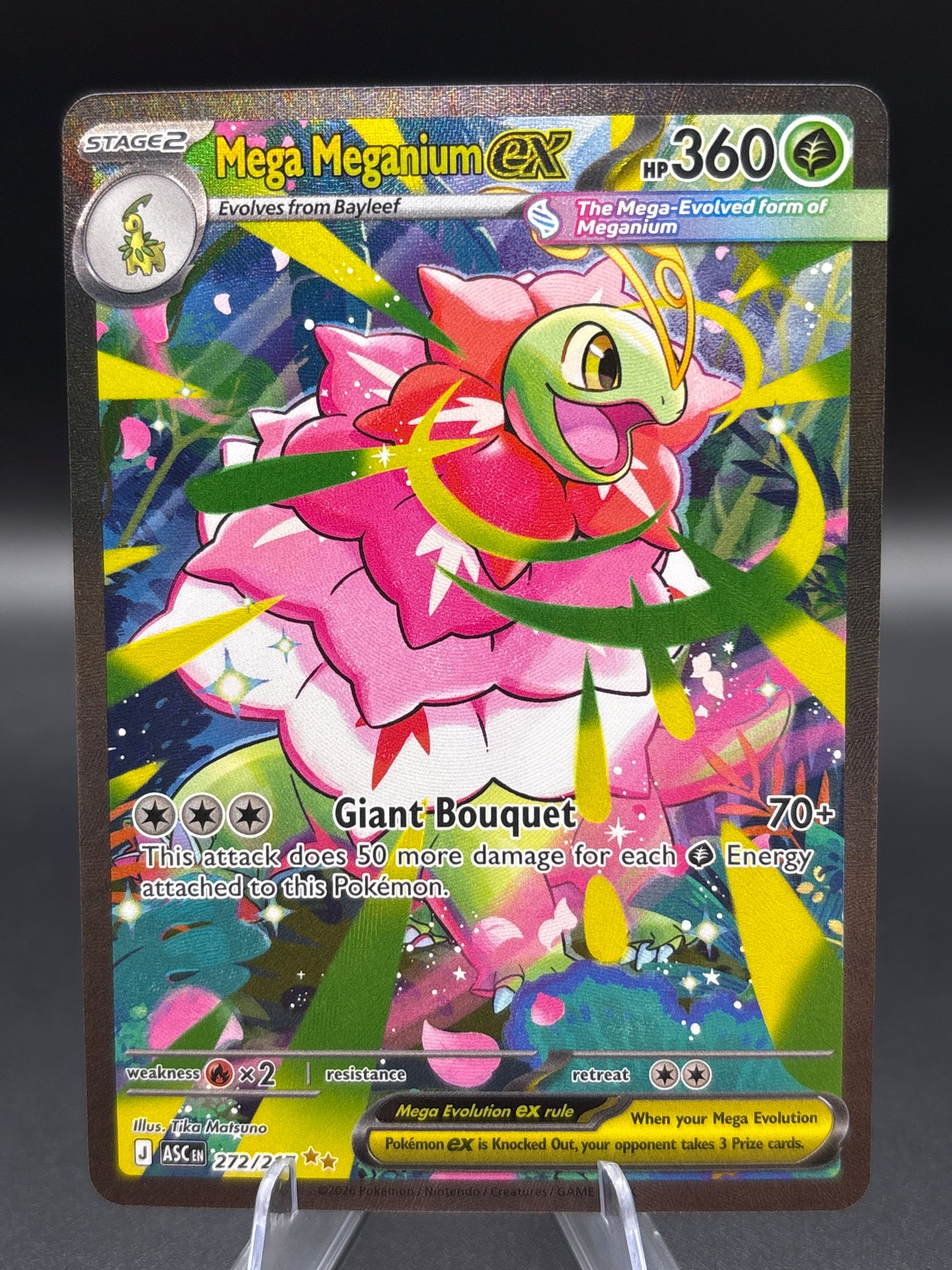 Pokémon TCG: 2026 Mega Meganium ex -  272/217  - ME: Ascended Heroes
