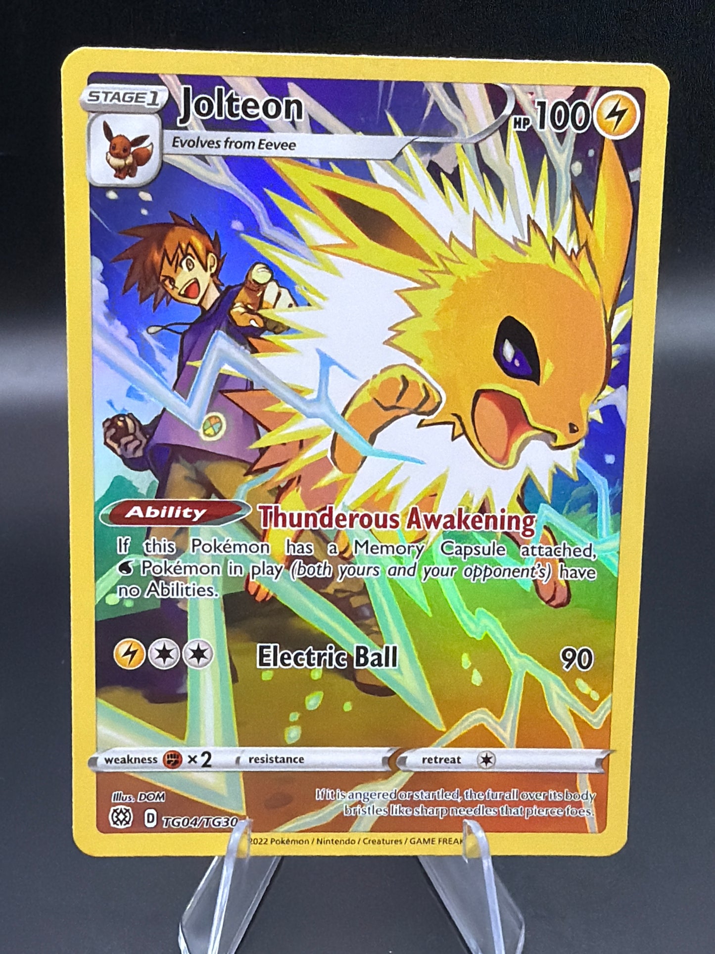 Pokémon TCG: 2022 Jolteon - TG04/TG30 - SWSH: Brilliant Stars Trainer Gallery