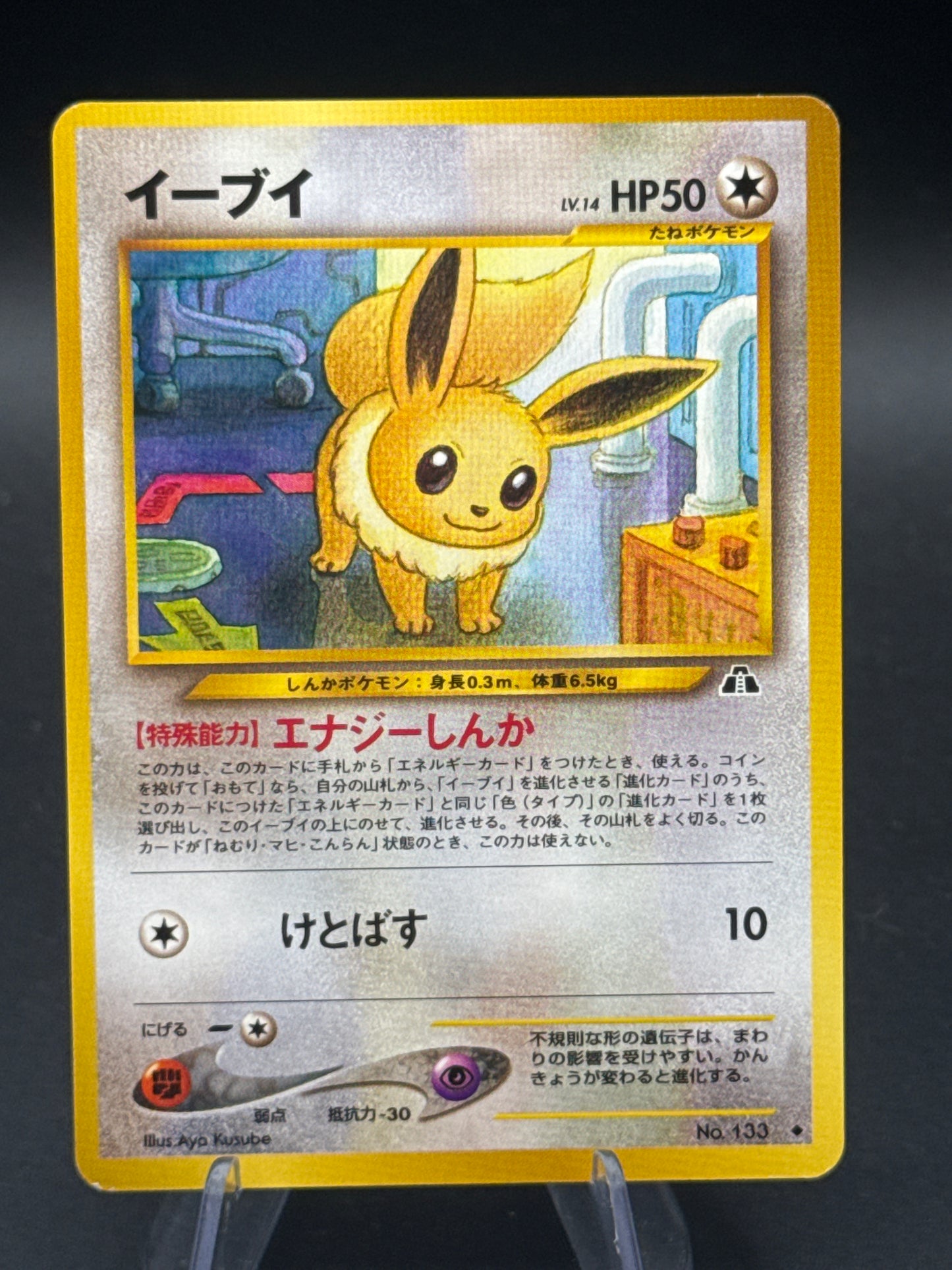 Pokémon TCG: 2000 Japanese Eevee #133 Crossing the Ruins