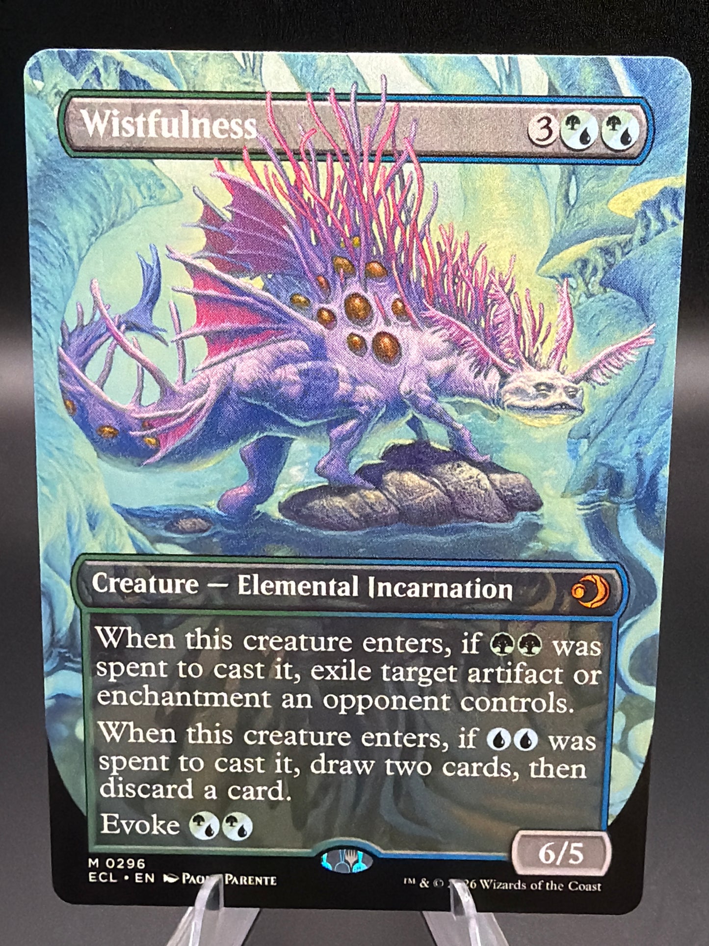 MTG TCG: Wistfulness (Borderless) - Lorwyn Eclipsed (ECL)