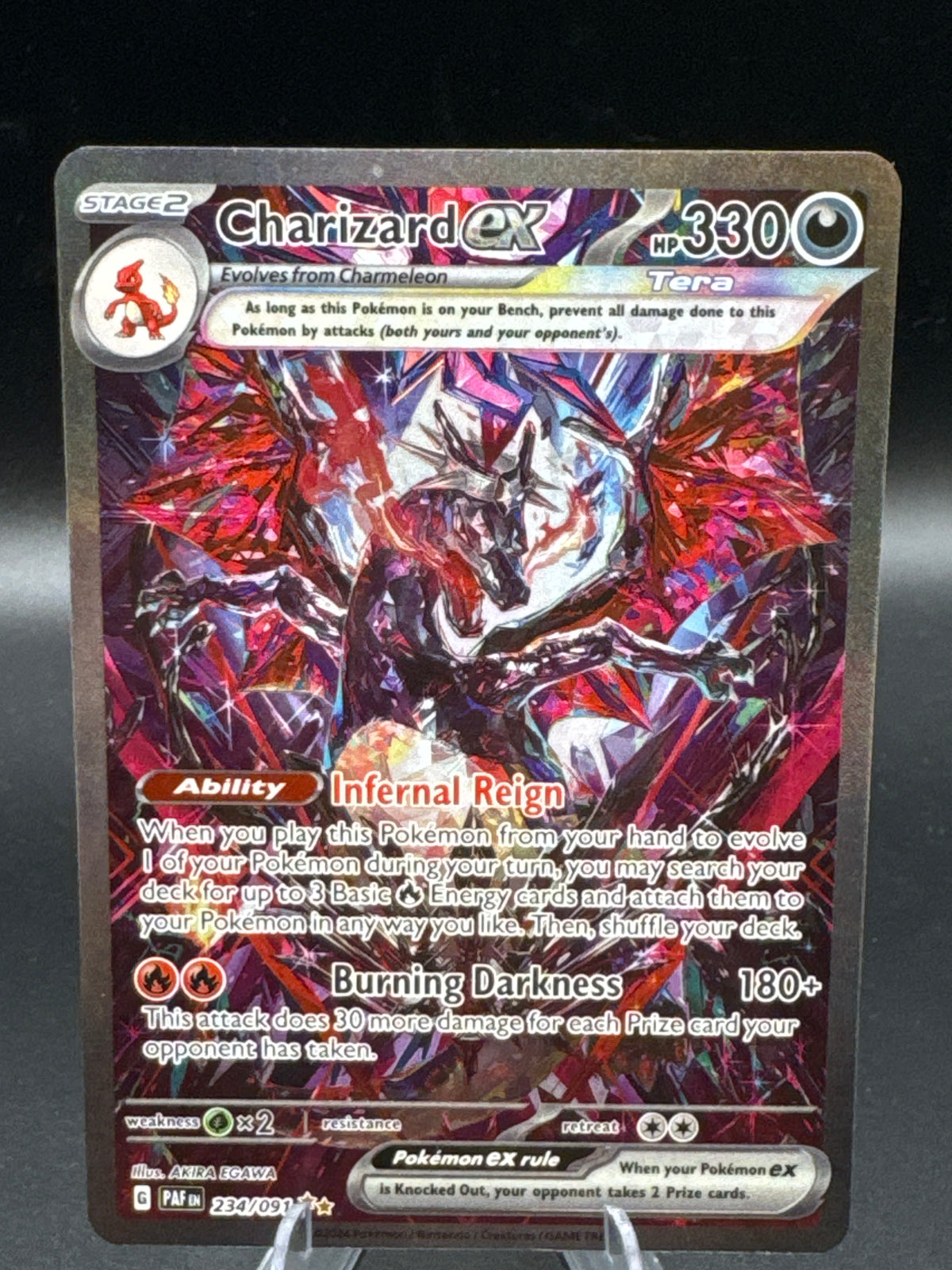 Pokémon TCG: 2024 Charizard ex 234/091 SV: Paldean Fates