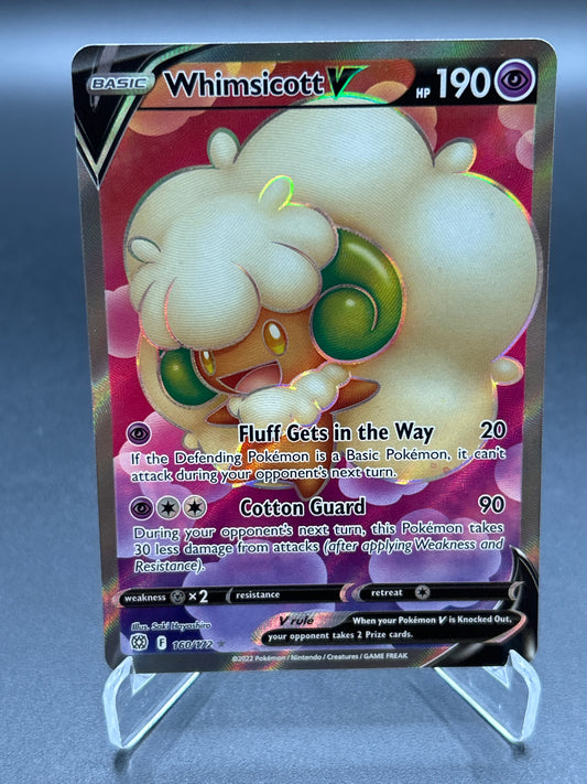 Pokémon TCG: 2022 Whimsicott V 160/172 SWSH: Brilliant Stars