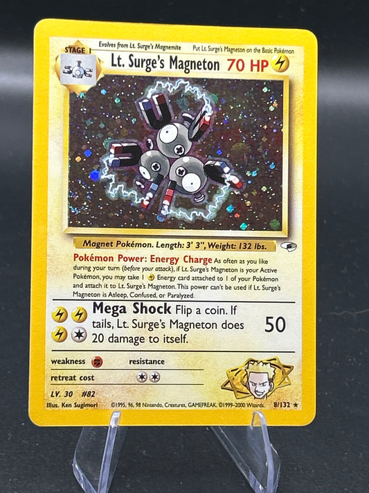 Pokémon TCG: 2000 Lt. Surge's Magneton 8/132 Gym Heroes