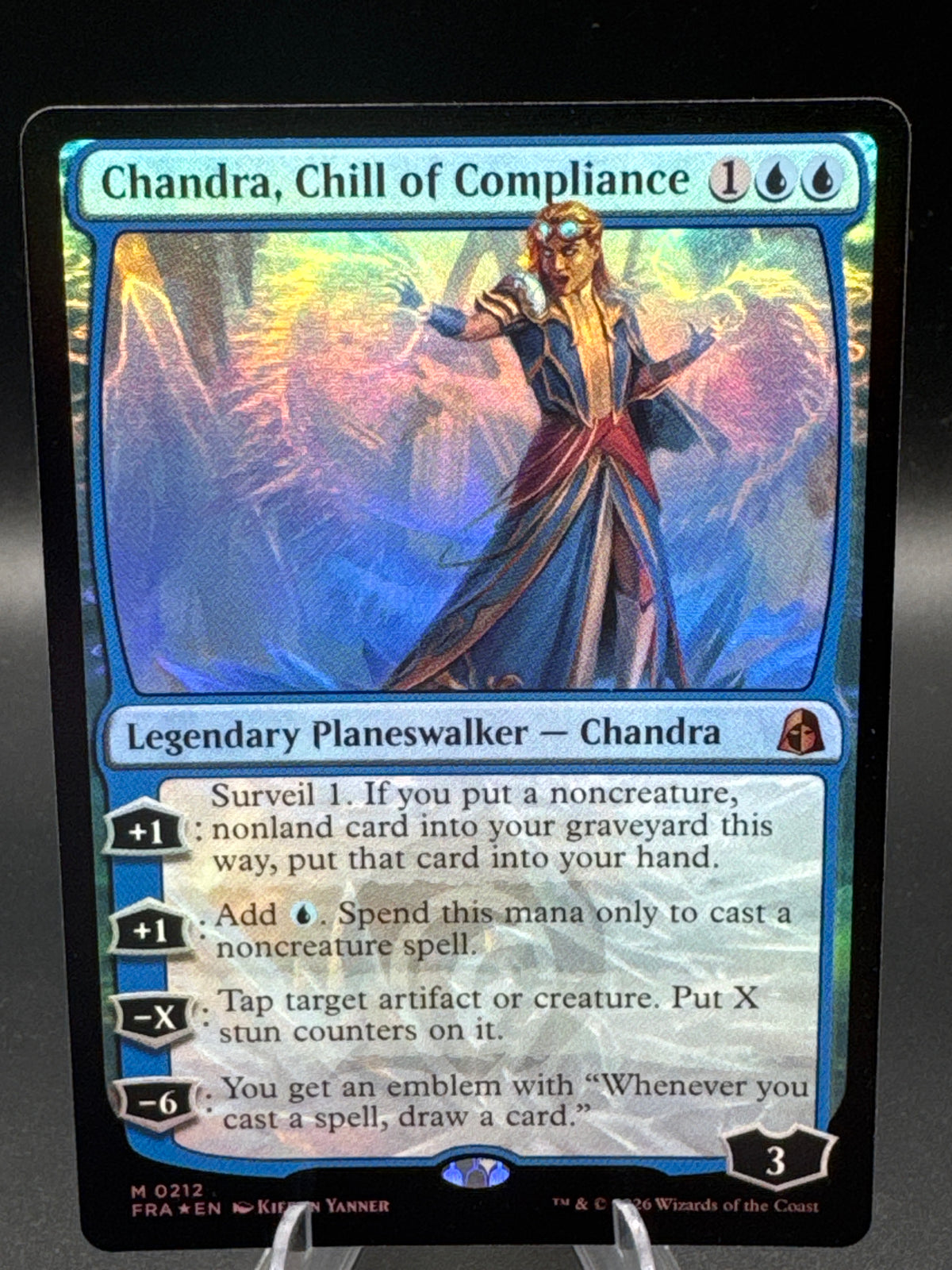 Magic The Gathering: 2026 Chandra, Chill of Compliance - Reality Fracture (FRA)
