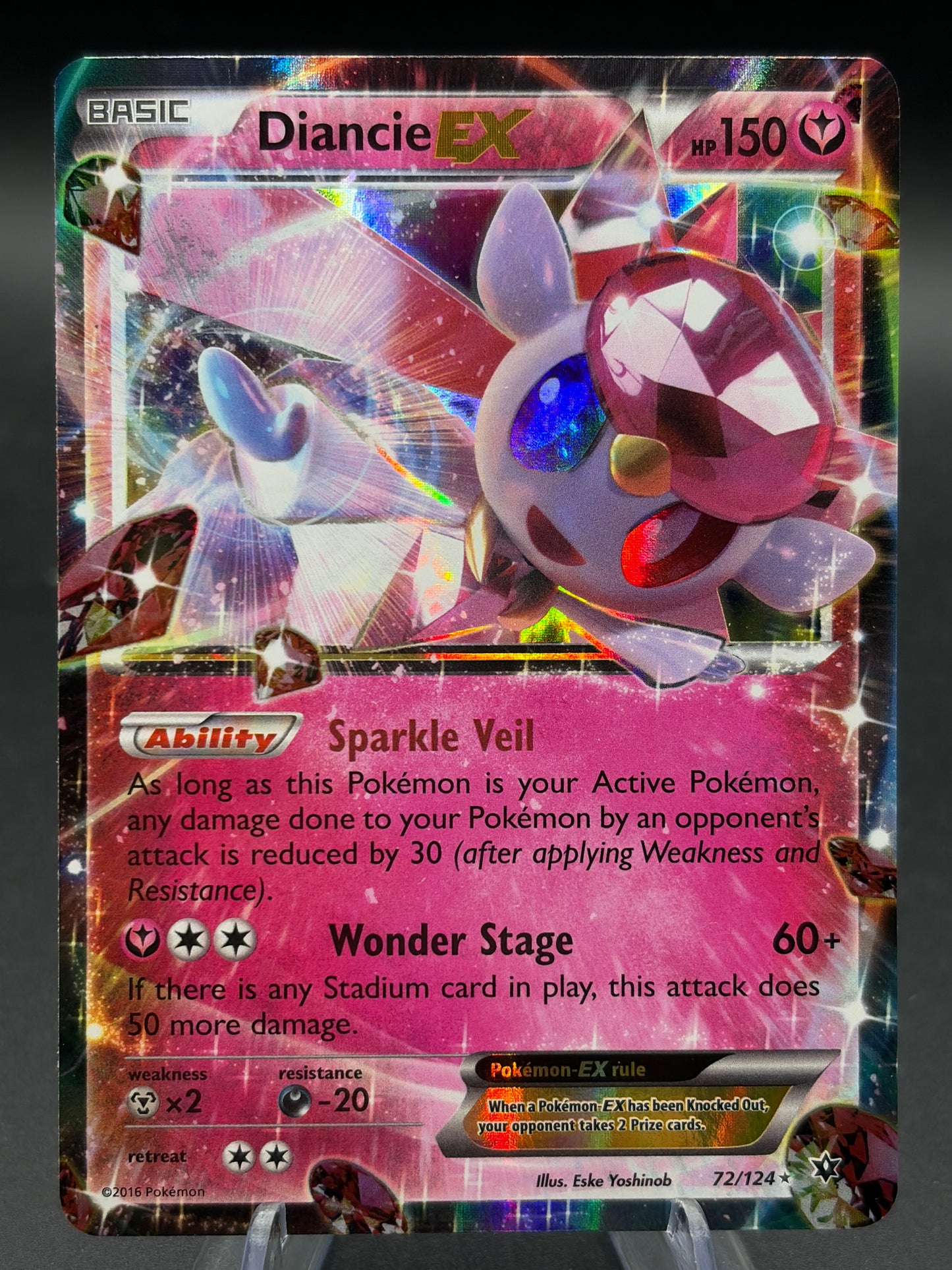 Pokémon TCG: 2016 Diancie ex 72/124 - XY: Fates Collide