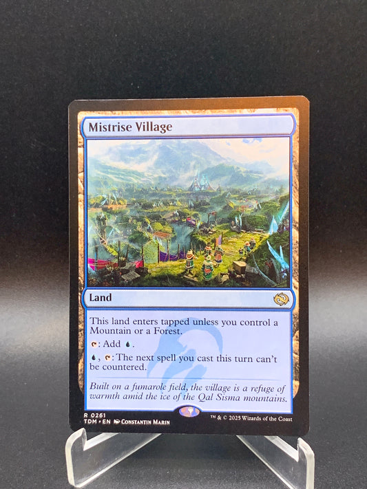 MTG TCG: Mistrise Village R 0261 TDM: Tarkir, Dragonstorm