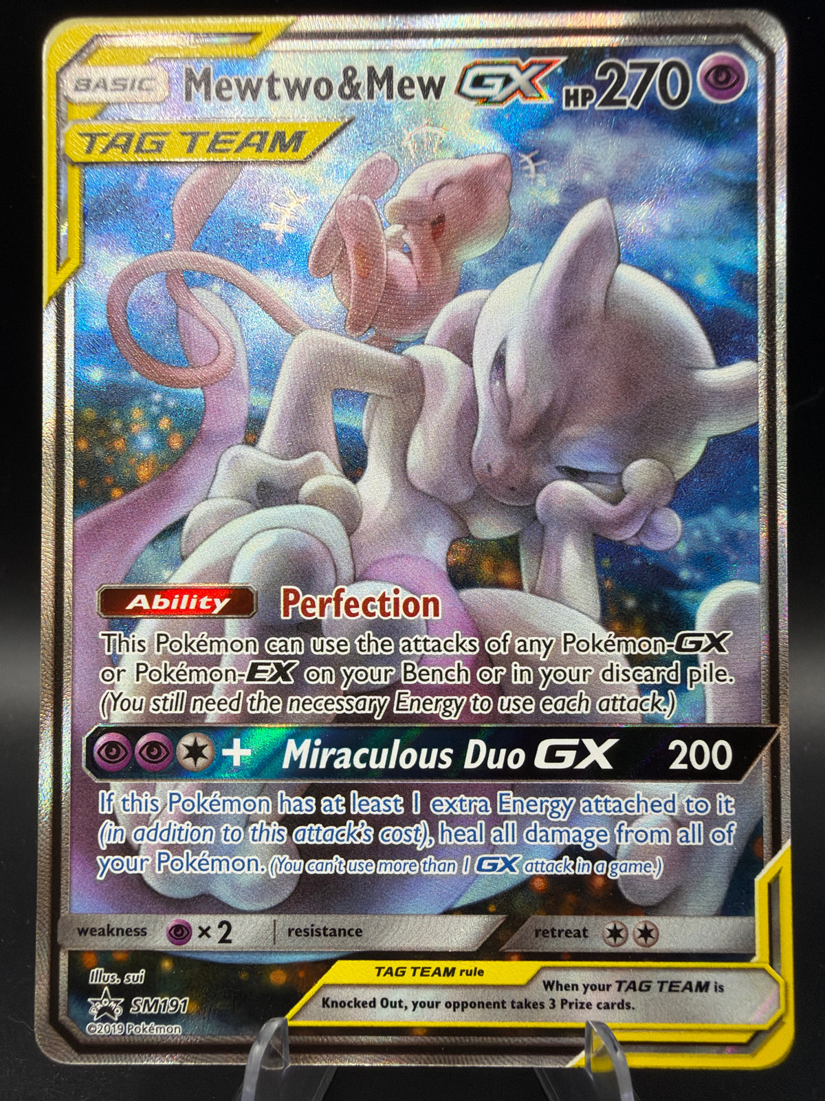 Pokémon TCG: 2019 Mewtwo & Mew GX - SM191 - SM Promo