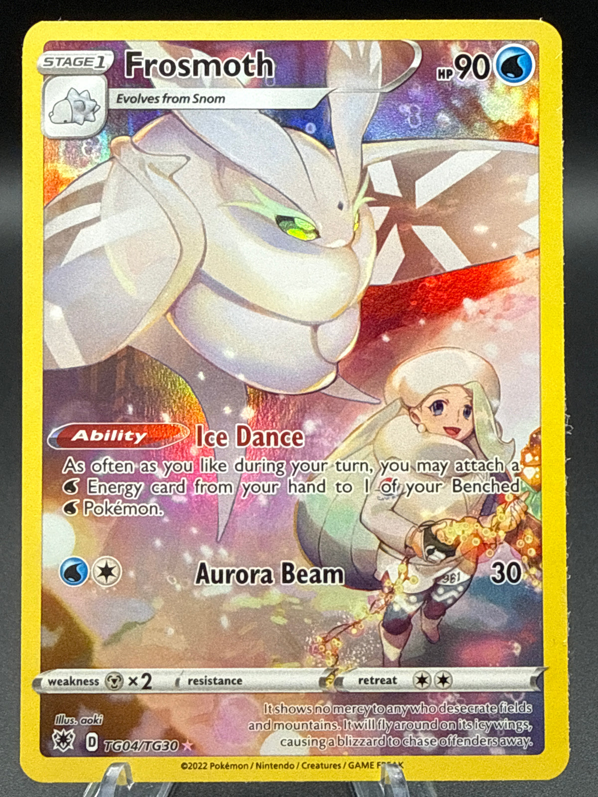 Pokémon TCG: 2022 Frosmoth - TG04/TG30 - SWSH: Astral Radiance Trainer Gallery