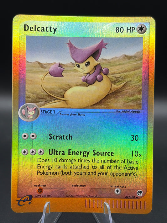Pokémon TCG: 2003 Delcatty - EX Sandstorm (SS) Reverse Holo