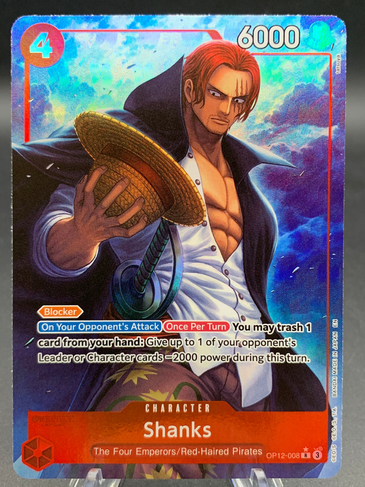 One Piece TCG: Shanks (008) (Alternate Art) - Legacy of the Master (OP12)