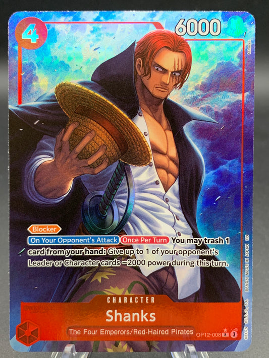One Piece TCG: Shanks (008) (Alternate Art) - Legacy of the Master (OP12)