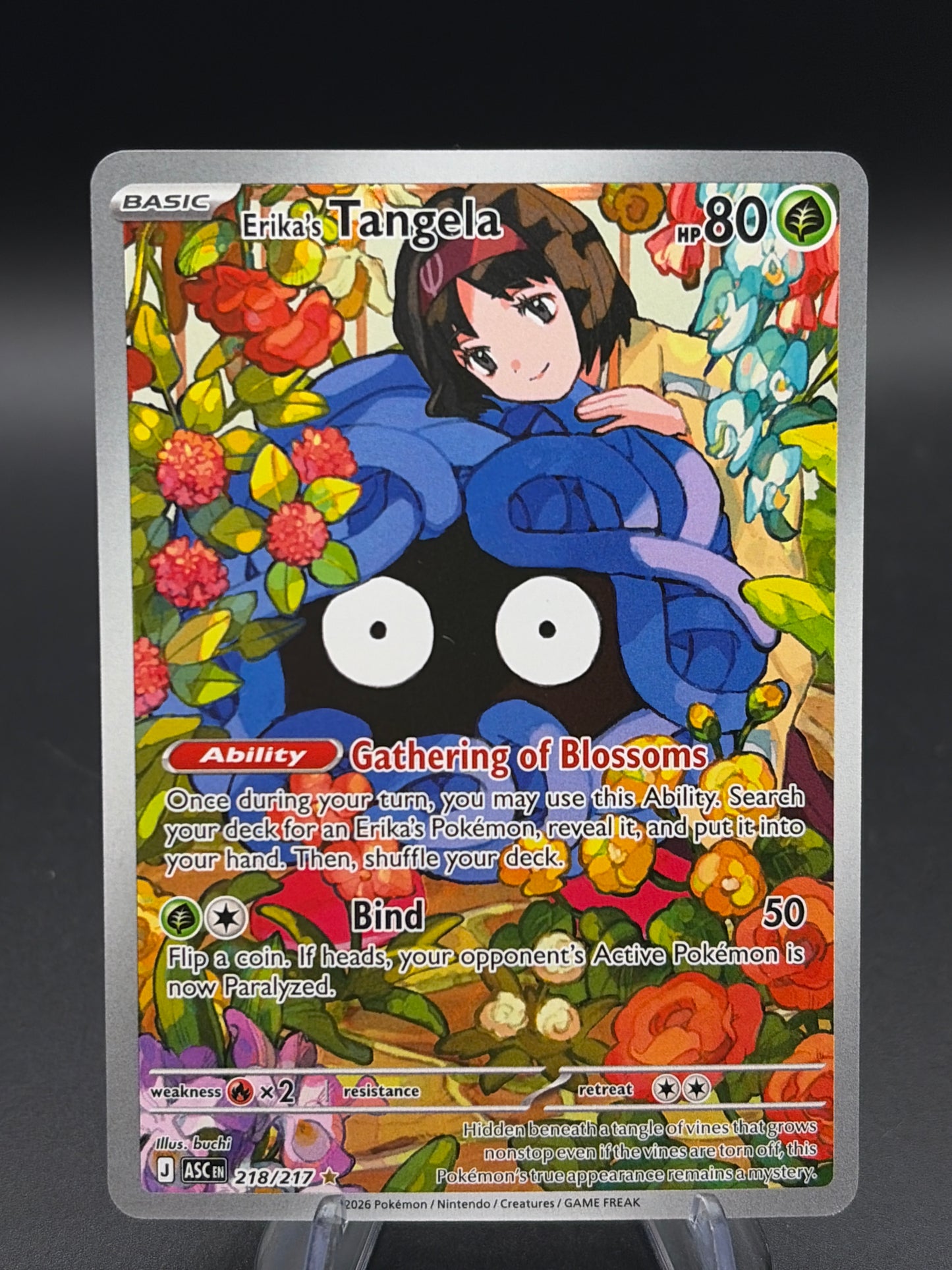 Pokémon TCG: 2026 Erika's Tangela - 218/217 - ME: Ascended Heroes