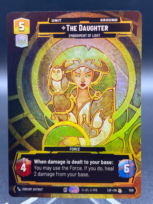 Star Wars TCG: The Daughter - Embodiment of Light (Prestige Foil) - Legends of the Force (LOF)