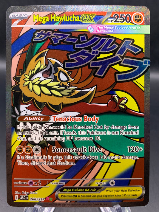 Pokémon TCG: 2026 Mega Hawlucha ex - 268/217 - ME: Ascended Heroes