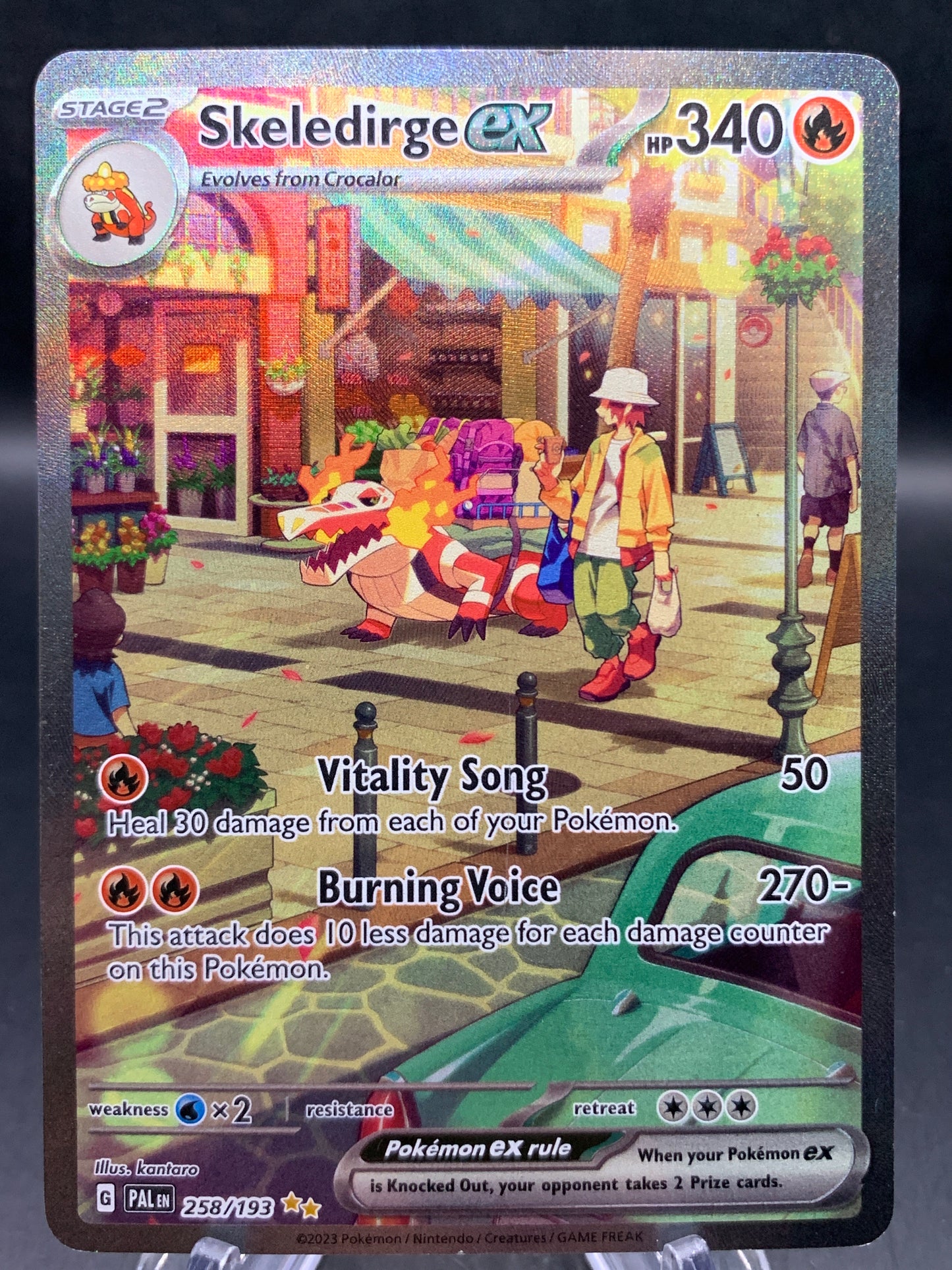 Pokémon TCG: 2023 Skeledirge ex - 258/193 - SV: Paldea Evolved