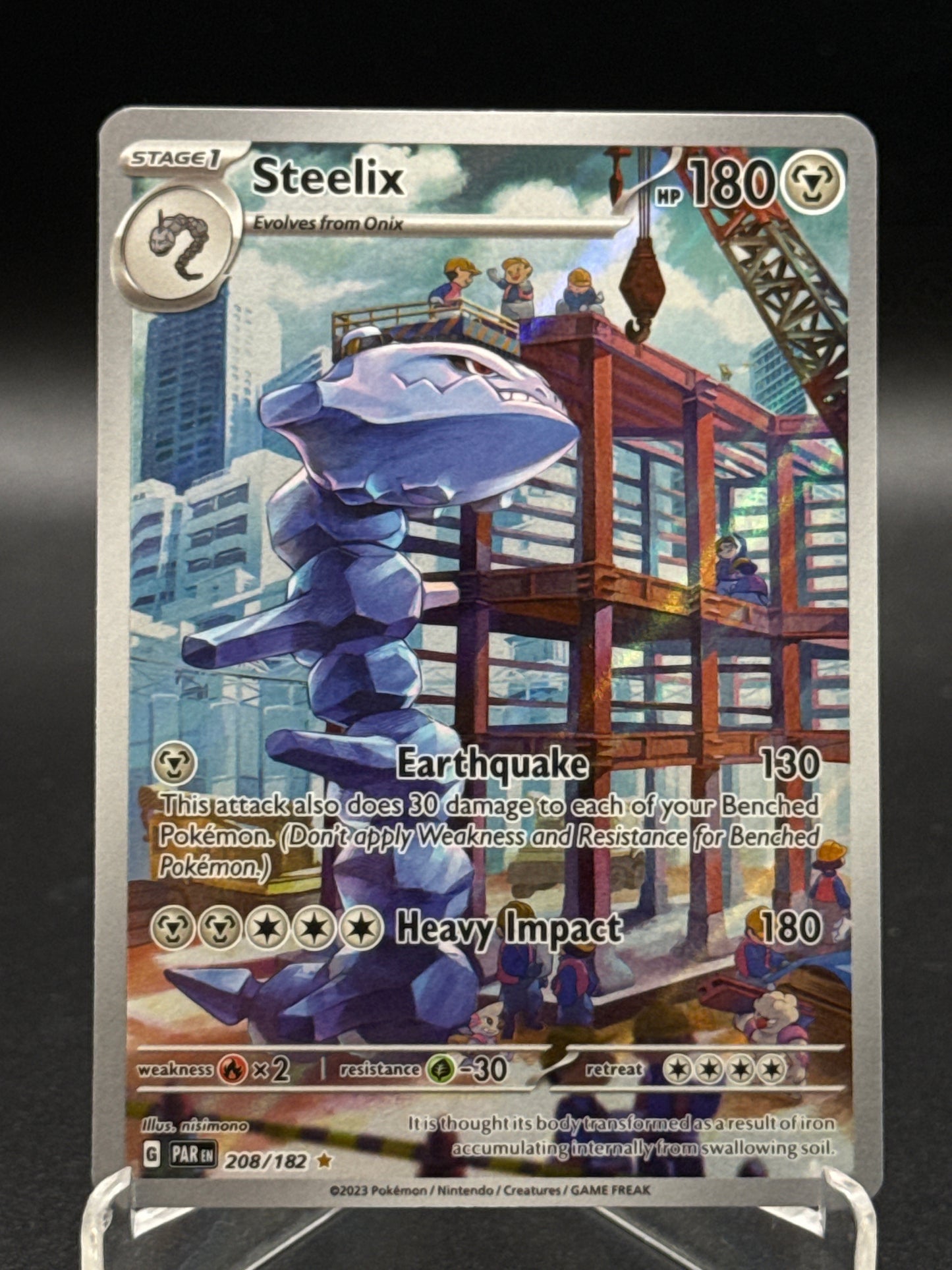 Pokémon TCG: 2023 Steelix - 208/182 - S&V: Paradox Rift