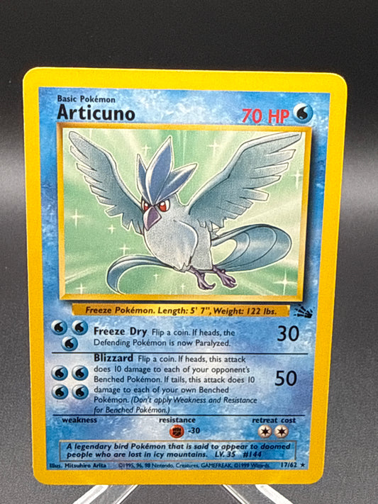 Pokémon TCG: 1999 - Articuno - 17/62 - Fossil