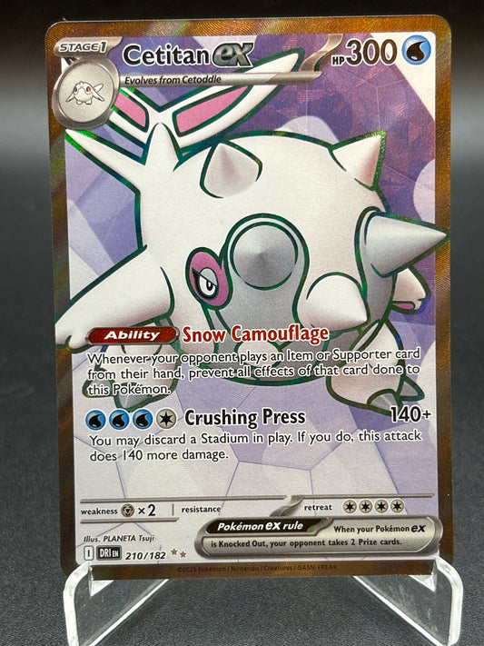 Pokémon TCG: 2025 Cetitan ex 210/182 SV: Destined Rivals