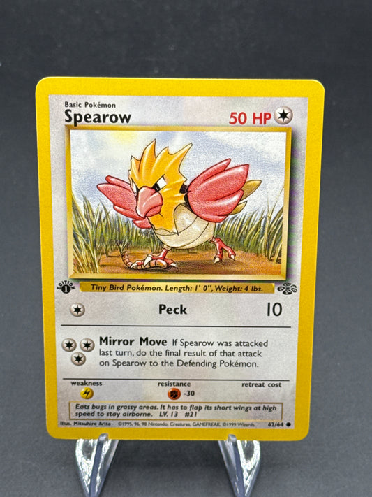 Pokémon TCG: 1999 - Spearow 62/64 - Jungle - 1st edition