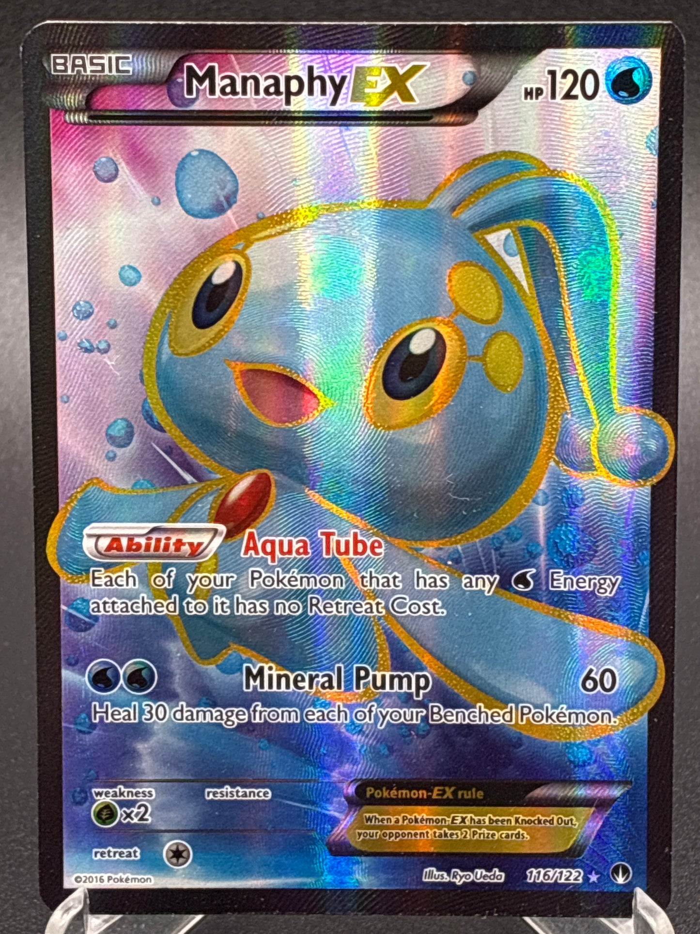 Pokémon TCG: 2016 Manaphy Ex 116/122 XY: Breakpoint