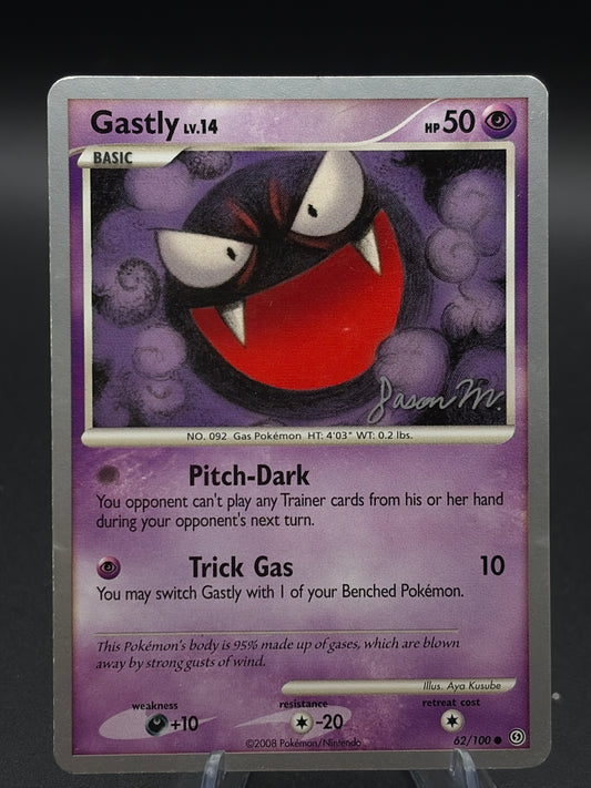 Pokémon TCG: 2009 Gastly 62/100 - 2009 (Jason Martinez) - World Championship Decks (WCD)