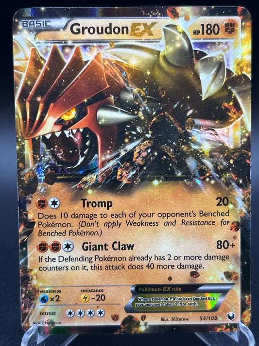 Pokémon TCG: 2012 Groudon EX 54/108 BW: Dark Explorers