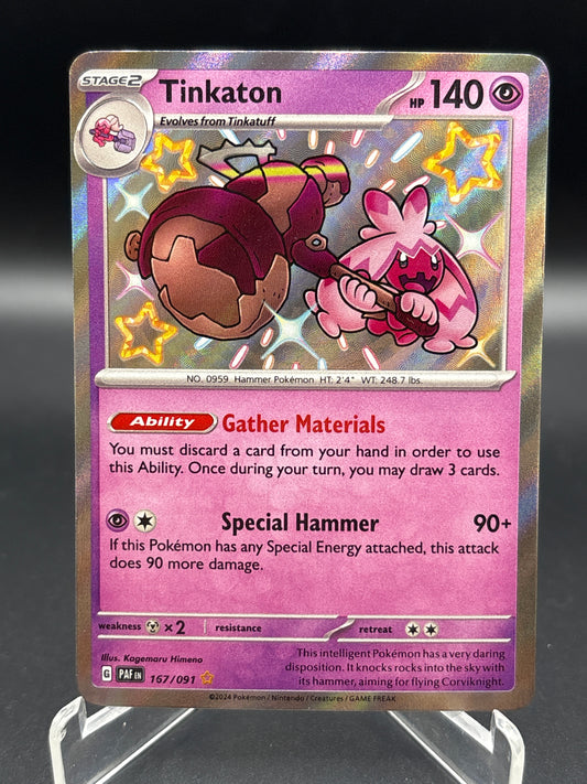 Pokémon TCG: 2024 Tinkaton - 167/091 - SV: Paldean Fates Baby Shiny