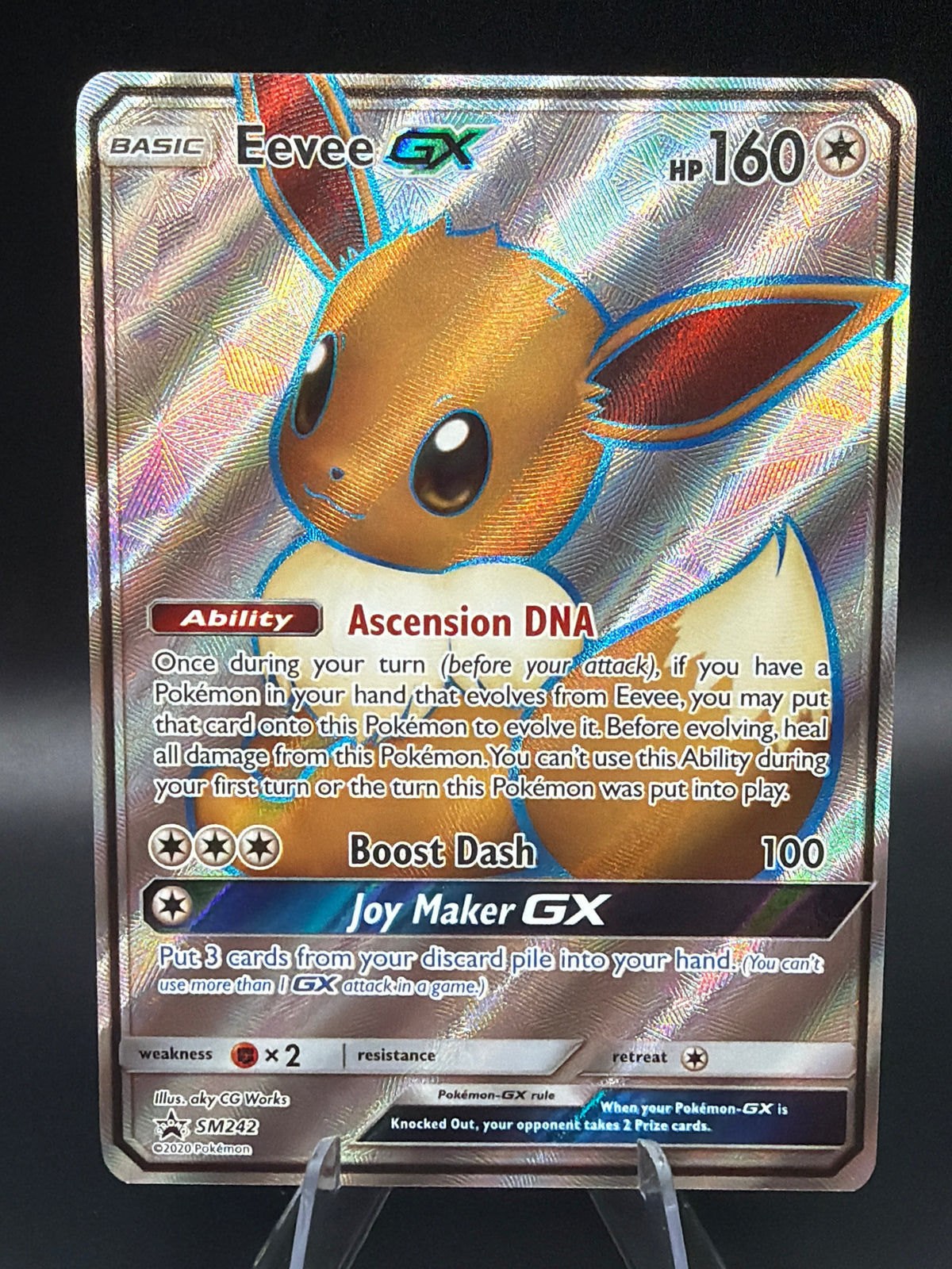 Pokemon TCG 2019 Eevee GX SM242 Sun & Moon Promo