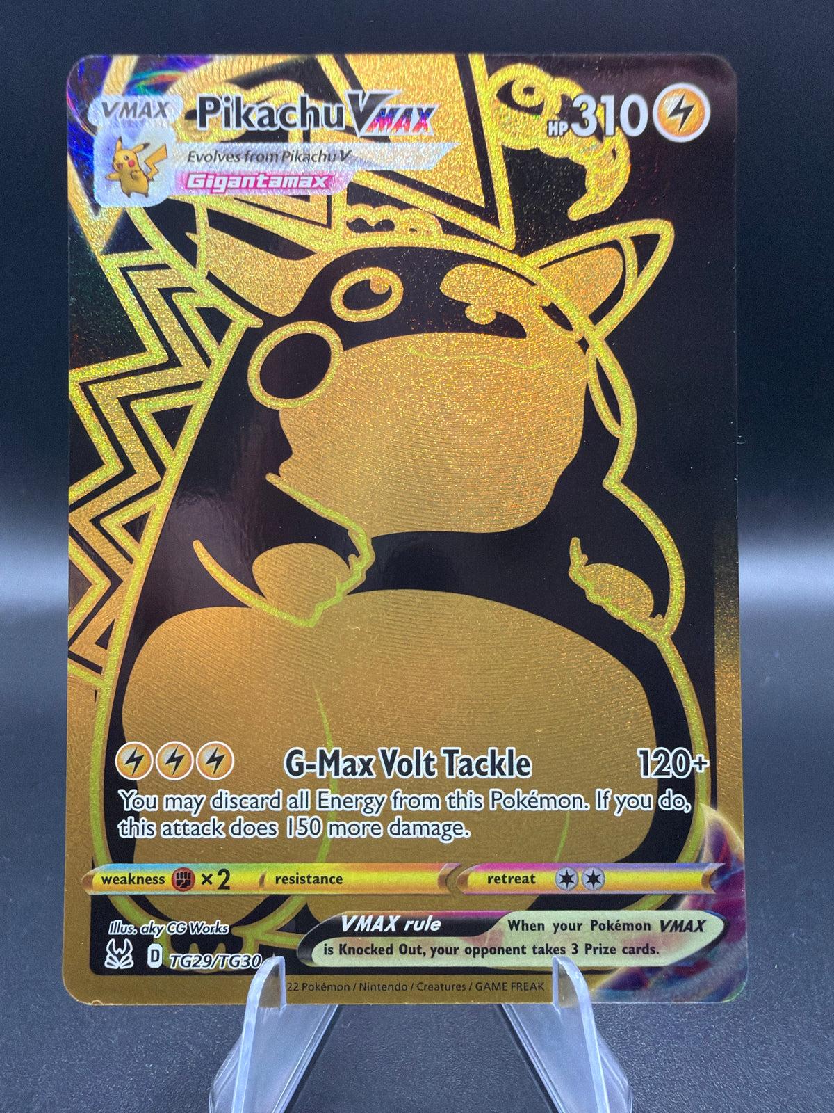 Pokémon TCG: 2022 Pikachu VMAX - TG29/TG30 - SWSH: Lost Origin Trainer Gallery
