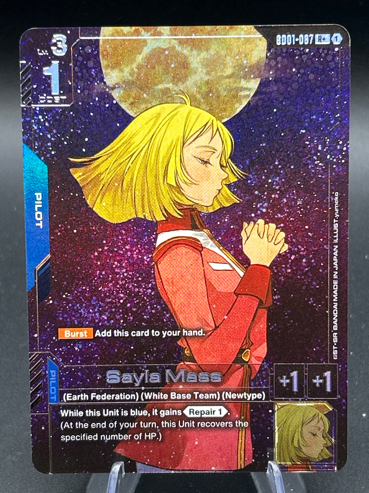 Gundam TCG: Sayla Mass - GD01-087 - R+ - Newtype Rising (GD01)