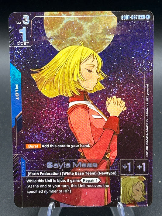 Gundam TCG: Sayla Mass - GD01-087 - R+ - Newtype Rising (GD01)
