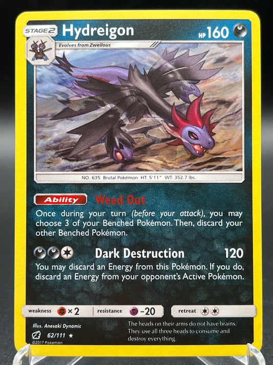 Pokémon TCG: 2017 Hydreigon 62/111 (Cracked Ice Holo) - Deck Exclusives