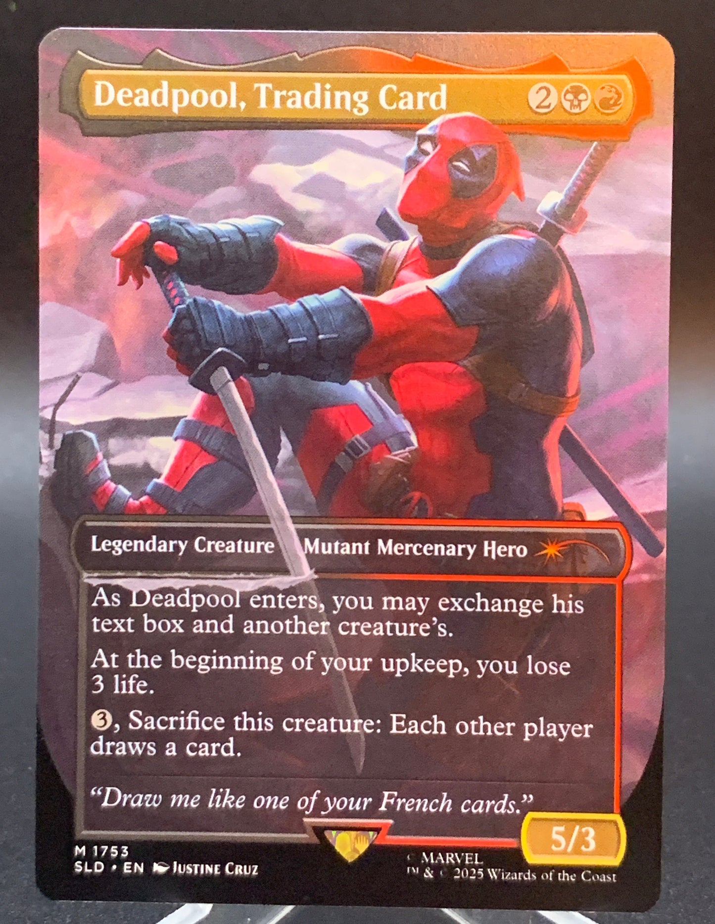 MTG TCG: Deadpool, Trading Card M 1753 SLD: Secret Lair Drop Series (April 'Pools Day)