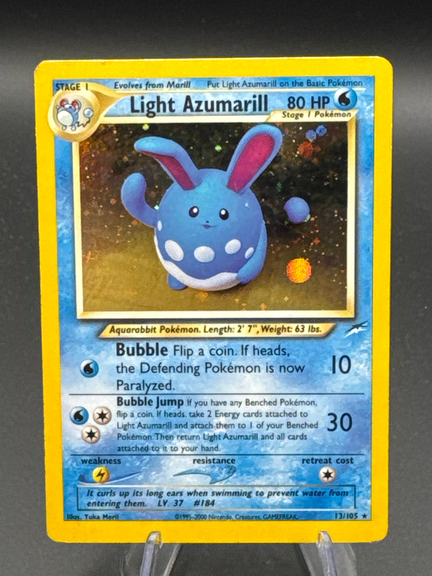 Pokémon TCG: 2000 Light Azumarill - 13/105 - Neo Destiny Unlimited