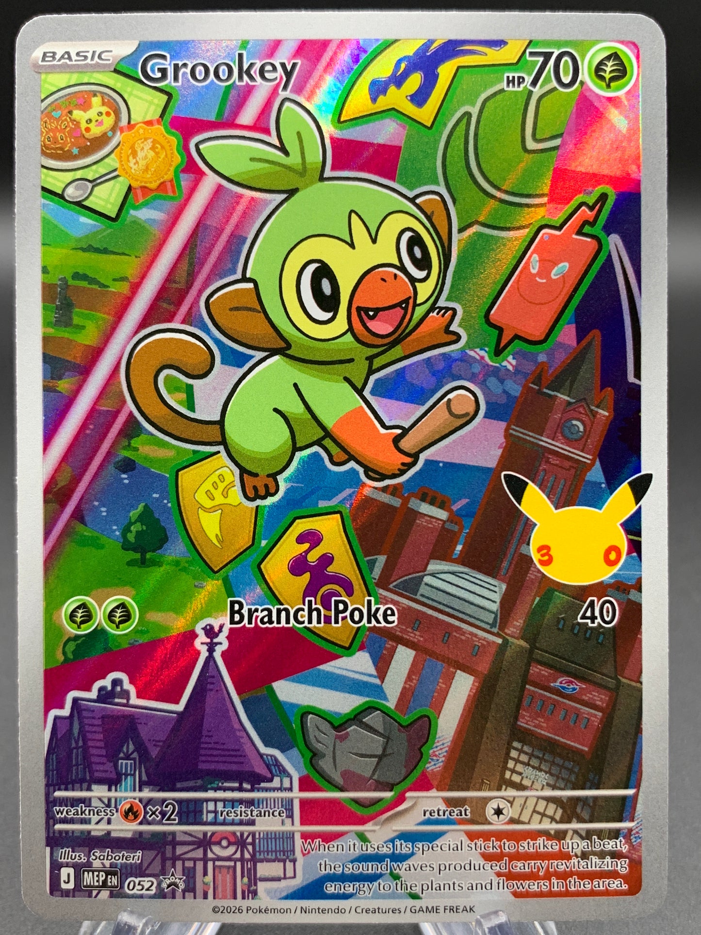 Pokémon TCG: 2026 Grookey - #052 - ME: Mega Evolution Promos
