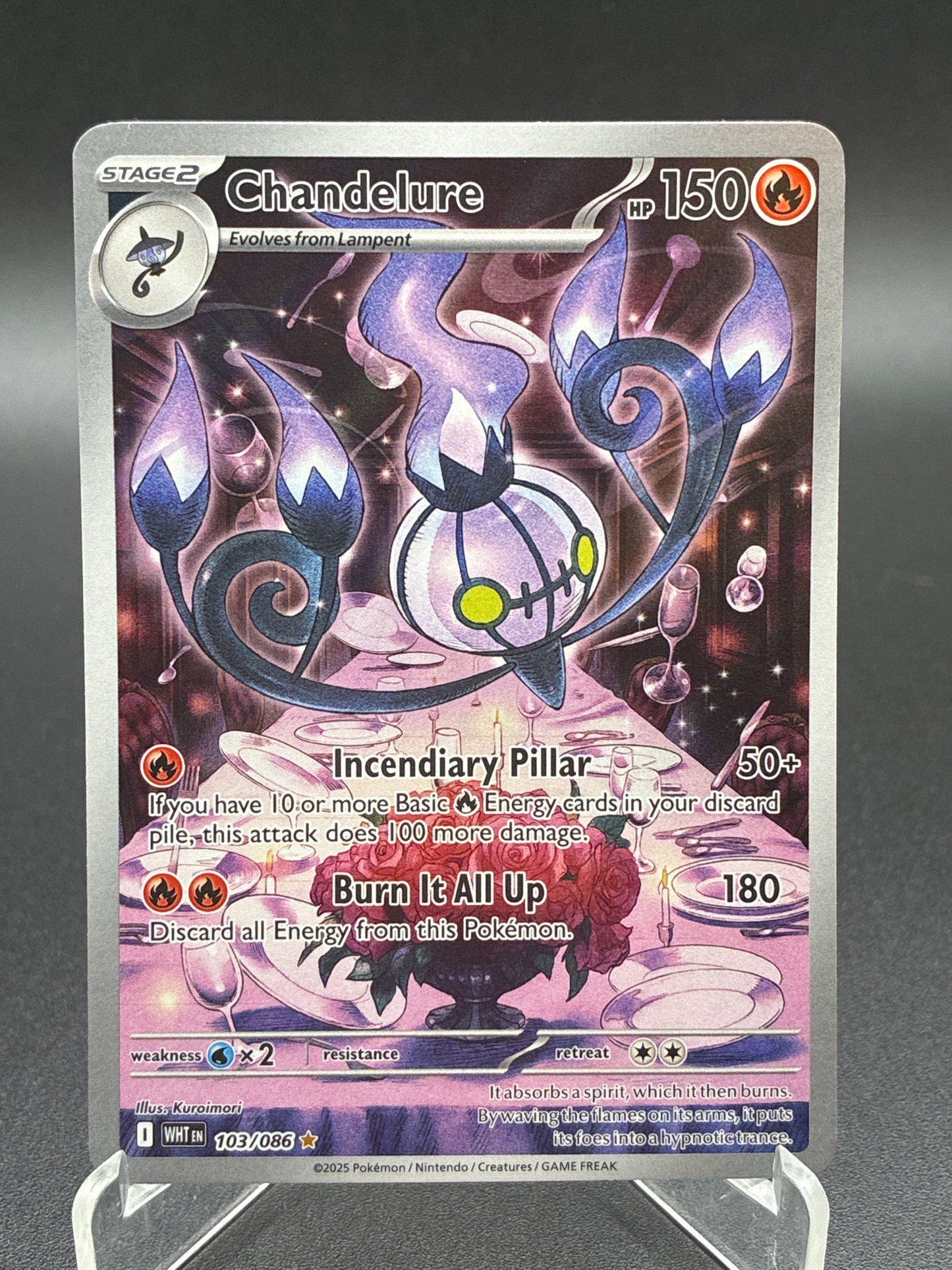 Pokémon TCG: 2025 Chandelure 103/086 SV: White Flare
