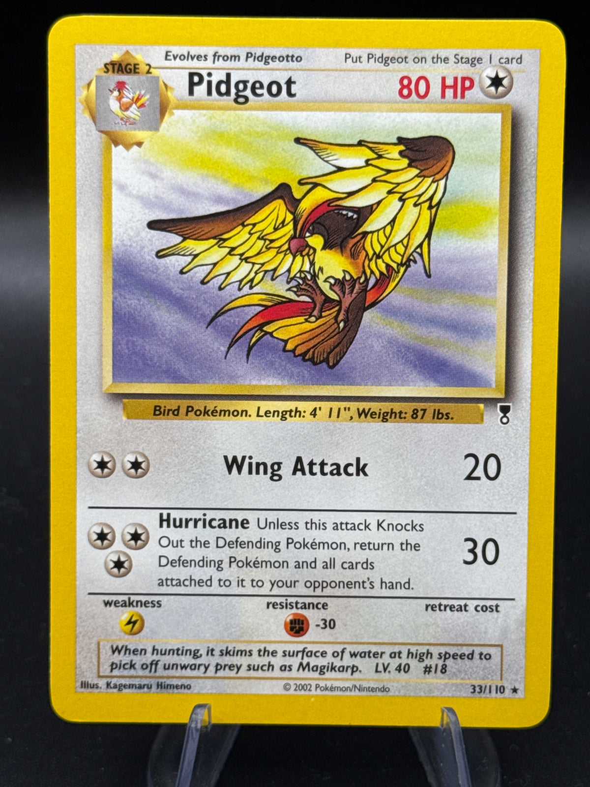 Pokémon TCG: 2002 Pidgeot 33/110 - Legendary Collection