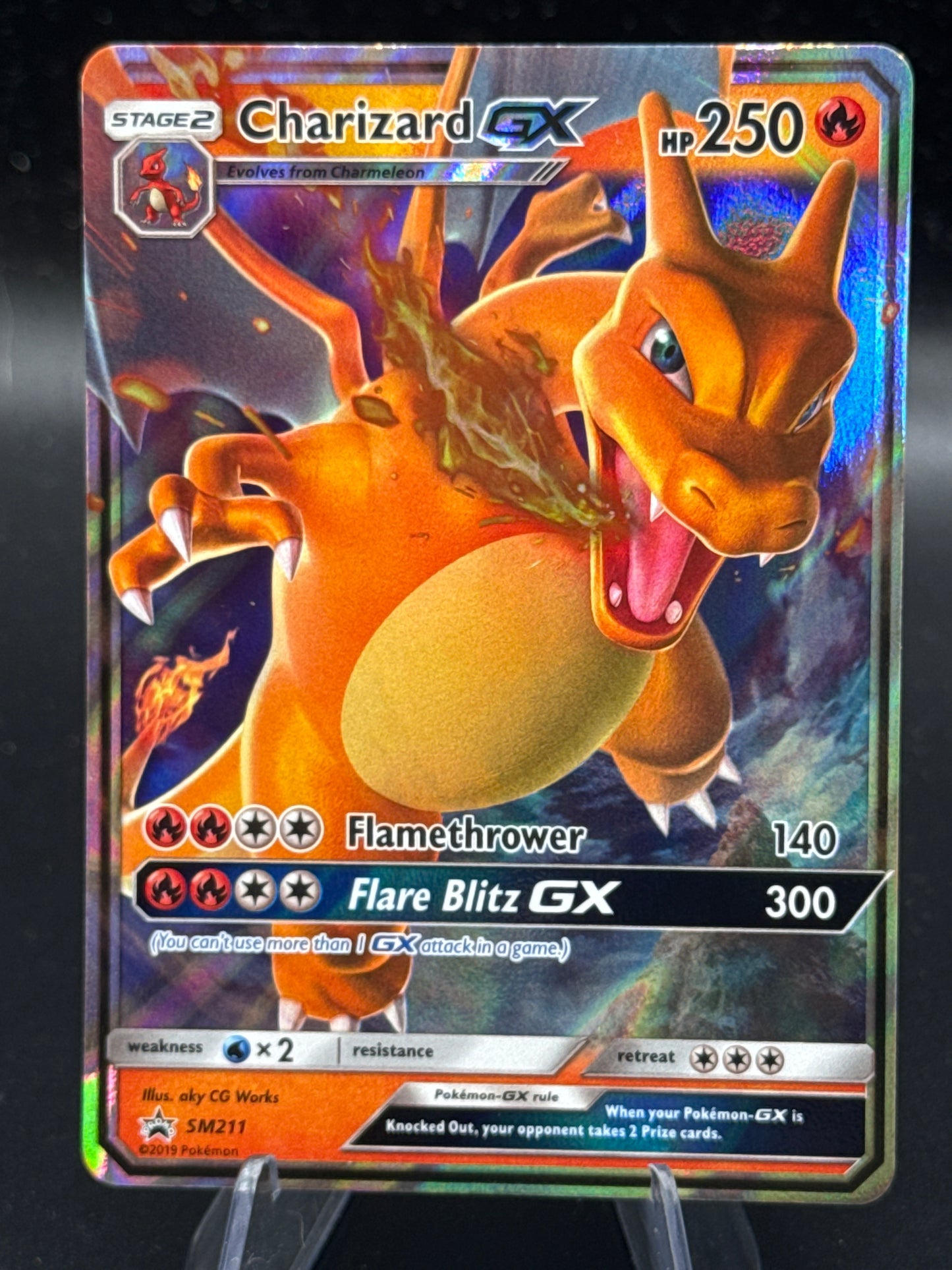 Pokémon TCG: 2019 Charizard GX - SM211 - SM: Sun & Moon Promos