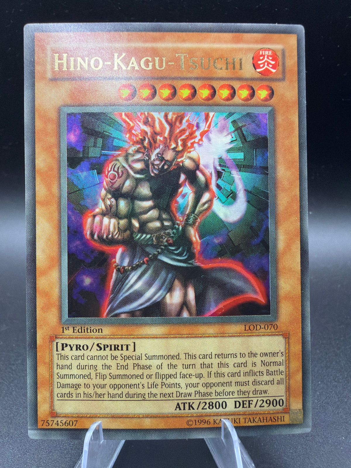 Yu-Gi-Oh! TCG: 1st Edition Hino-Kagu-Tsuchi - Legacy of Darkness (LOD)
