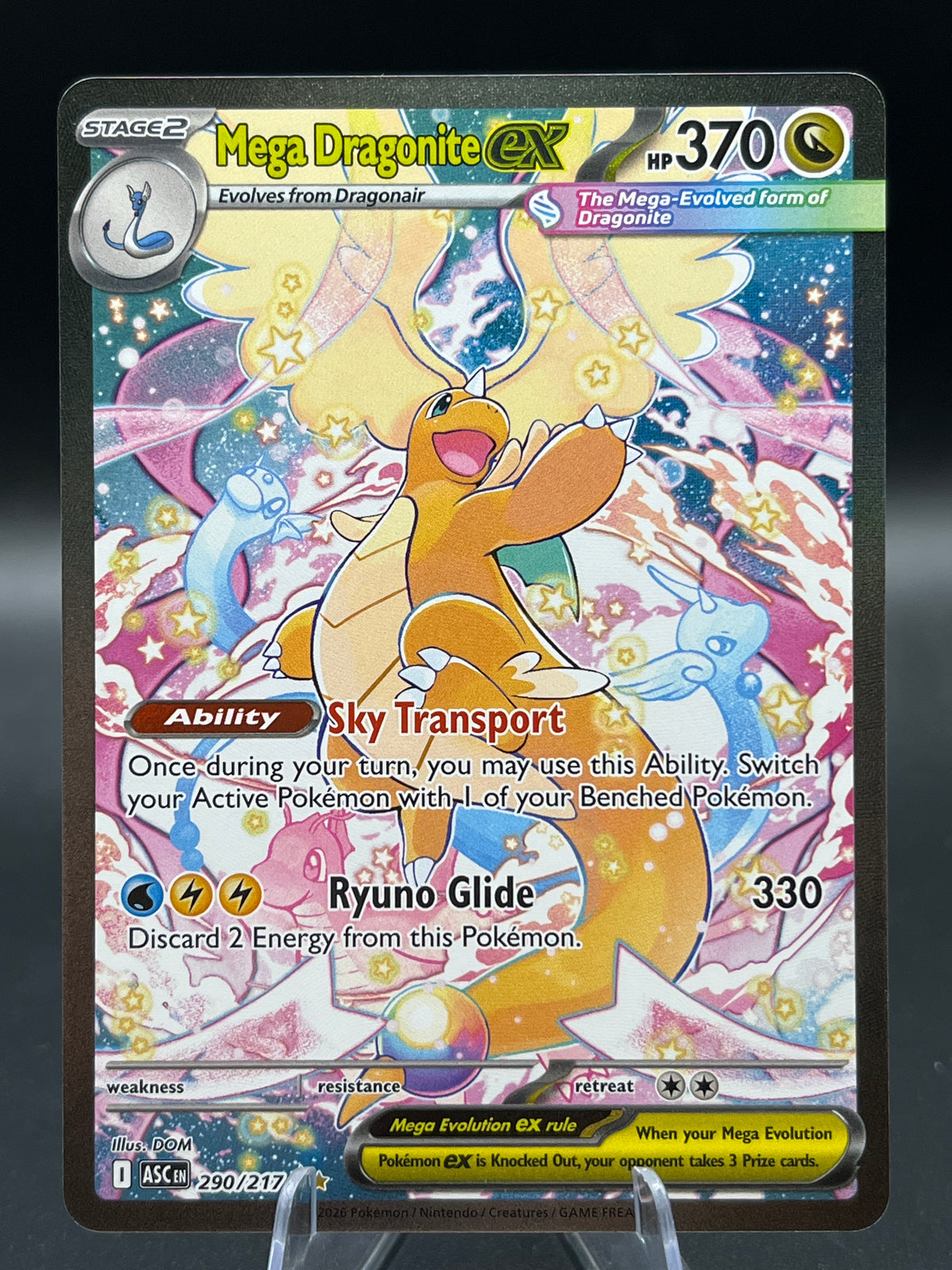 Pokémon TCG: 2026 Mega Dragonite ex - 290/217 - ME: Ascended Heroes