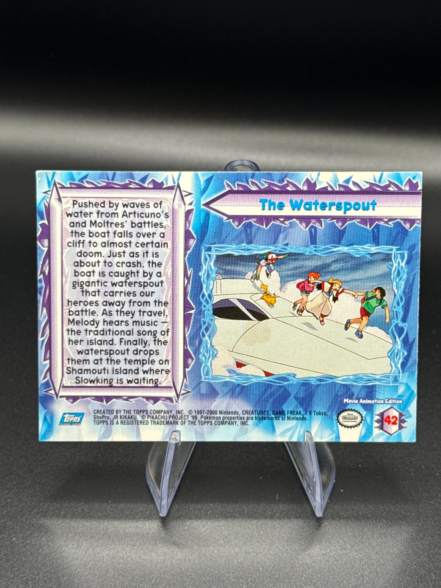 Pokémon TCG: 2000 The Waterspout #42 Topps Pokémon Movie