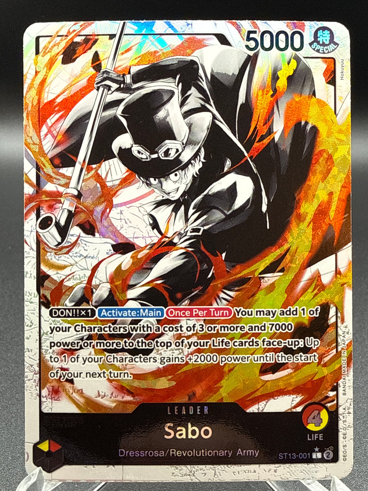 One Piece TCG: Sabo (Parallel) ST-13-001 Ultra Deck: The Three Brothers