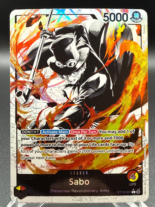 One Piece TCG: Sabo (Parallel) ST-13-001 Ultra Deck: The Three Brothers