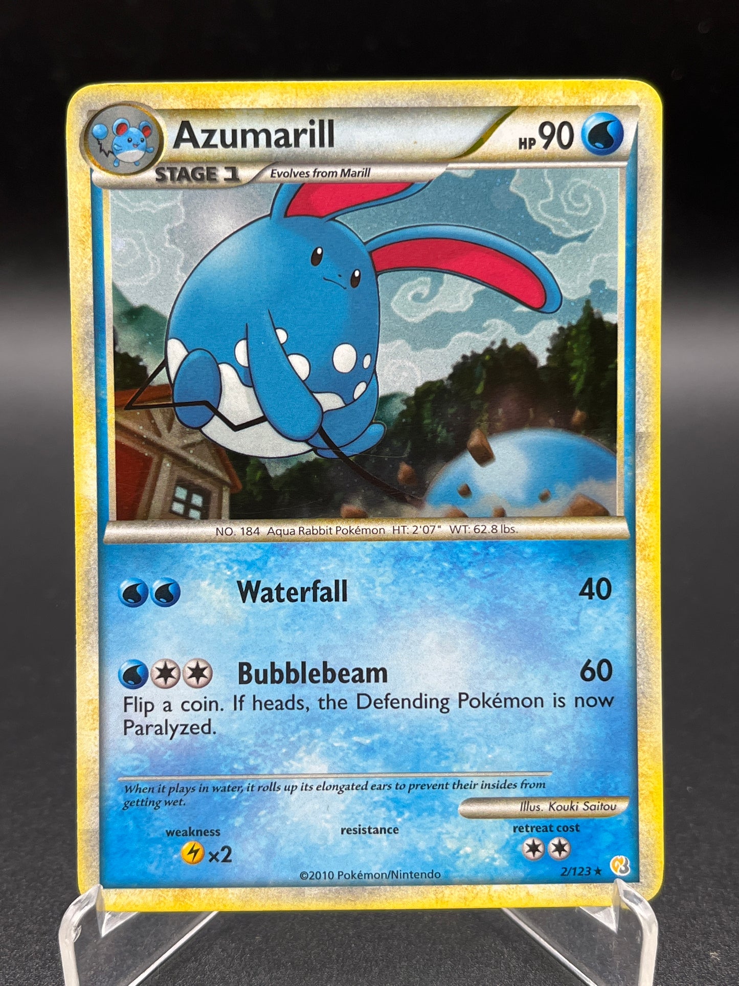 Pokémon TCG: 2010 Azumarill - 2/123 - HeartGold/SoulSilver Holo