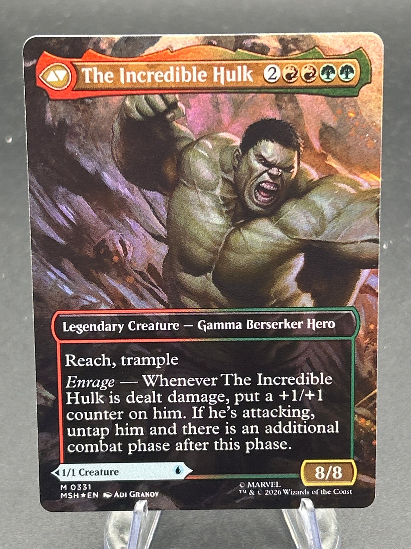MTG TCG: Bruce Banner (Borderless) (0331) - Marvel Super Heroes (MSH)